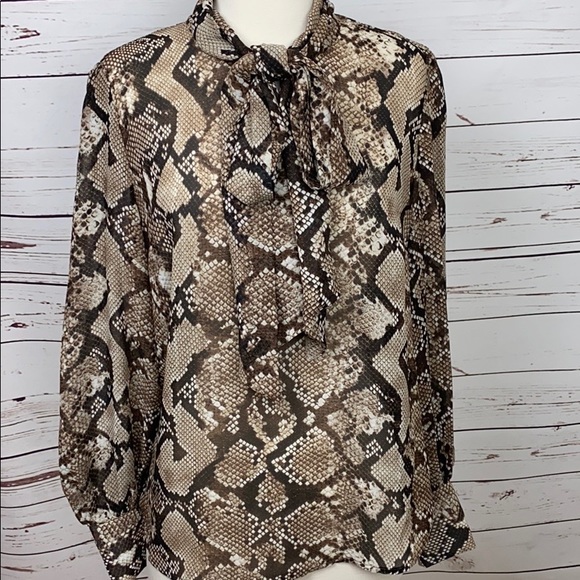 Altuzarra Snake Print Blouse - Picture 4 of 7